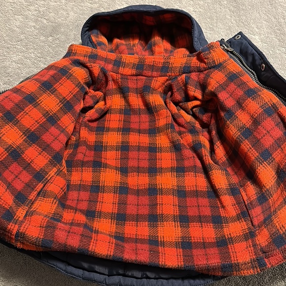 Carters Toddler Size 2T Removable Fleece Lined, Hooded Winter Coat Jacket Parka - Picture 3 of 6